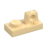 Lego Hinge Plate 1 x 2 Locking with 1 Finger On Top / Tan