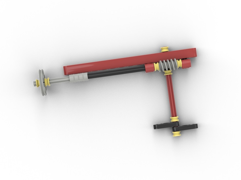 Lego Worm gear design - Mixer