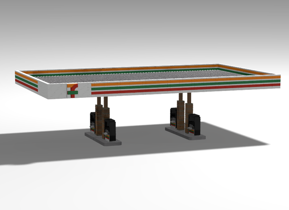 Lego seven eleven gas station