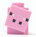 Lego Minecraft Pig, Micromob (1 x 1 Modified Brick) - Brick Built