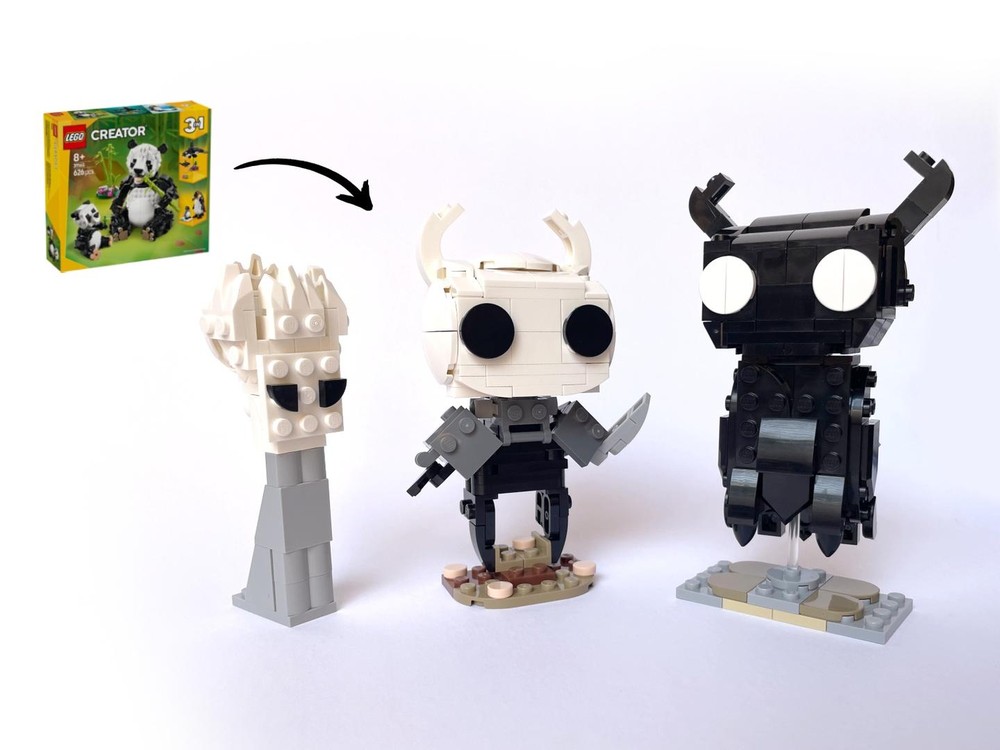 Lego Hollow Knight - The Knight, Shade and The Pale King