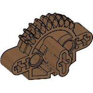 Lego Large Figure Skeletal, Torso, Gear 9 Tooth with 3 Axle Holes and 2 Holes (Matoran) / Light Brown