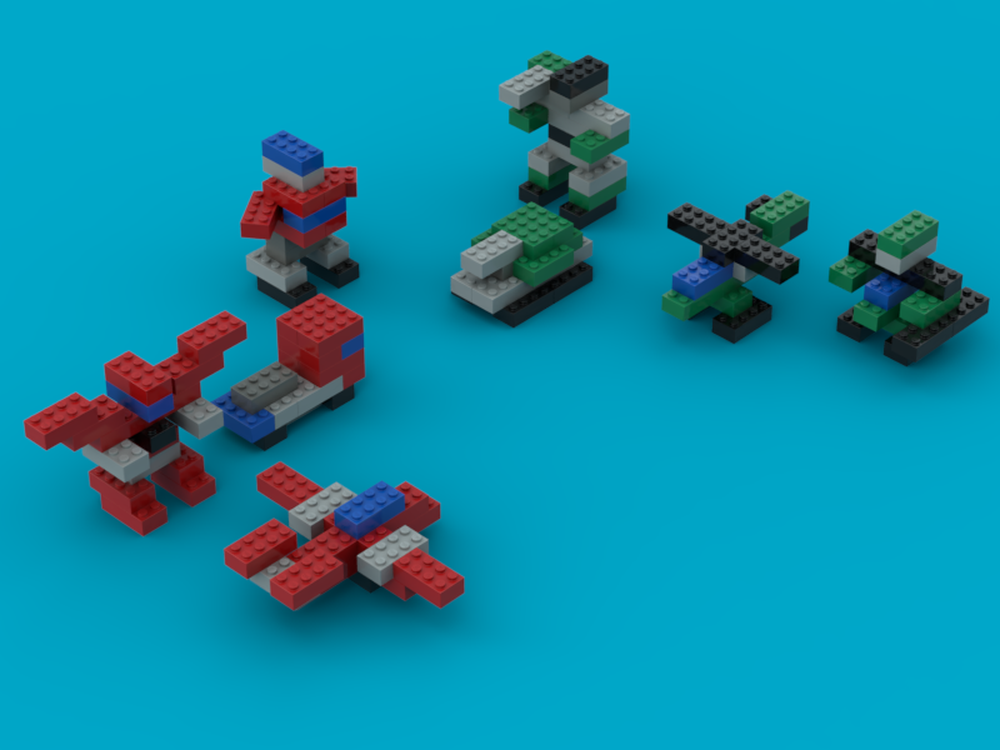 Lego 2x4 Transformers