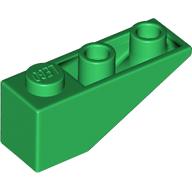 Lego Brick Sloped Inverted 34° 3 x 1 without Internal Stopper / Green