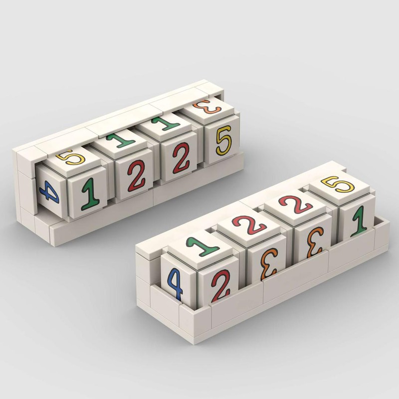 Lego 4 Date Cubes