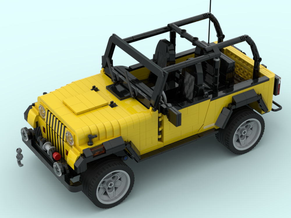 Lego Stock Wrangler, Round Headlights