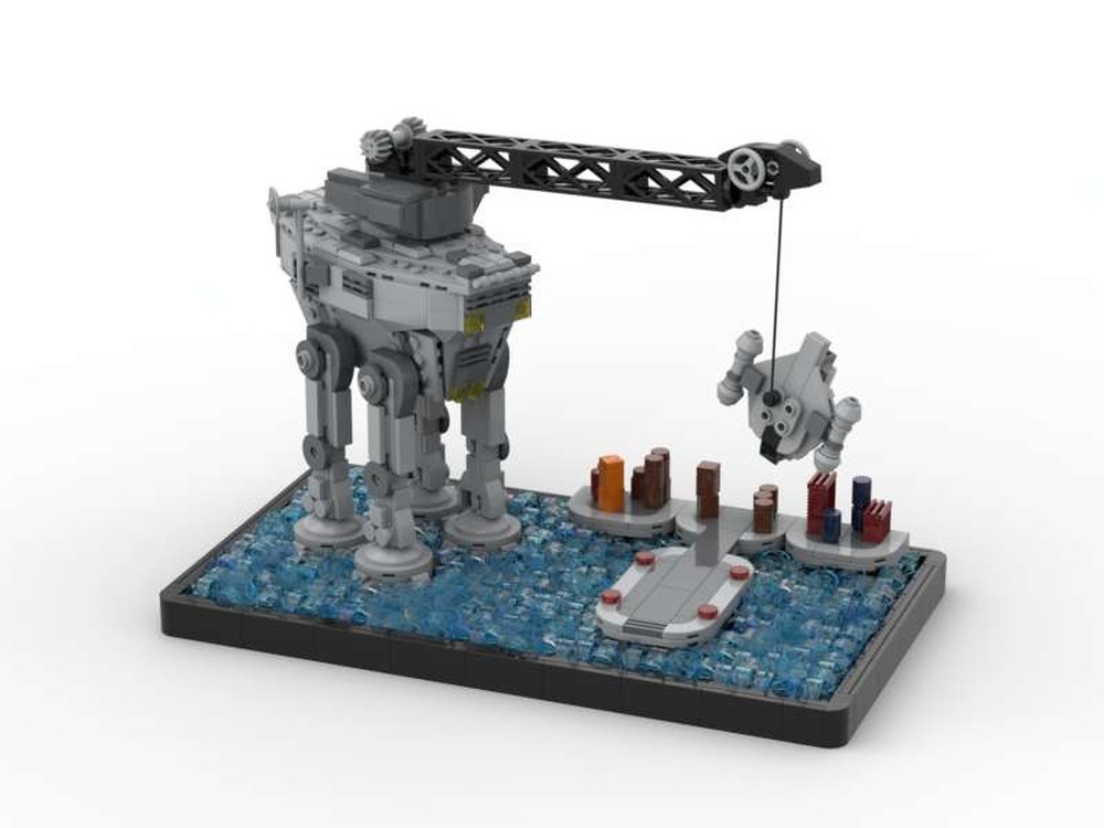 Lego Razor Crest Recovery - Micro Walker Crane (OI-CT). Mandalorian S2