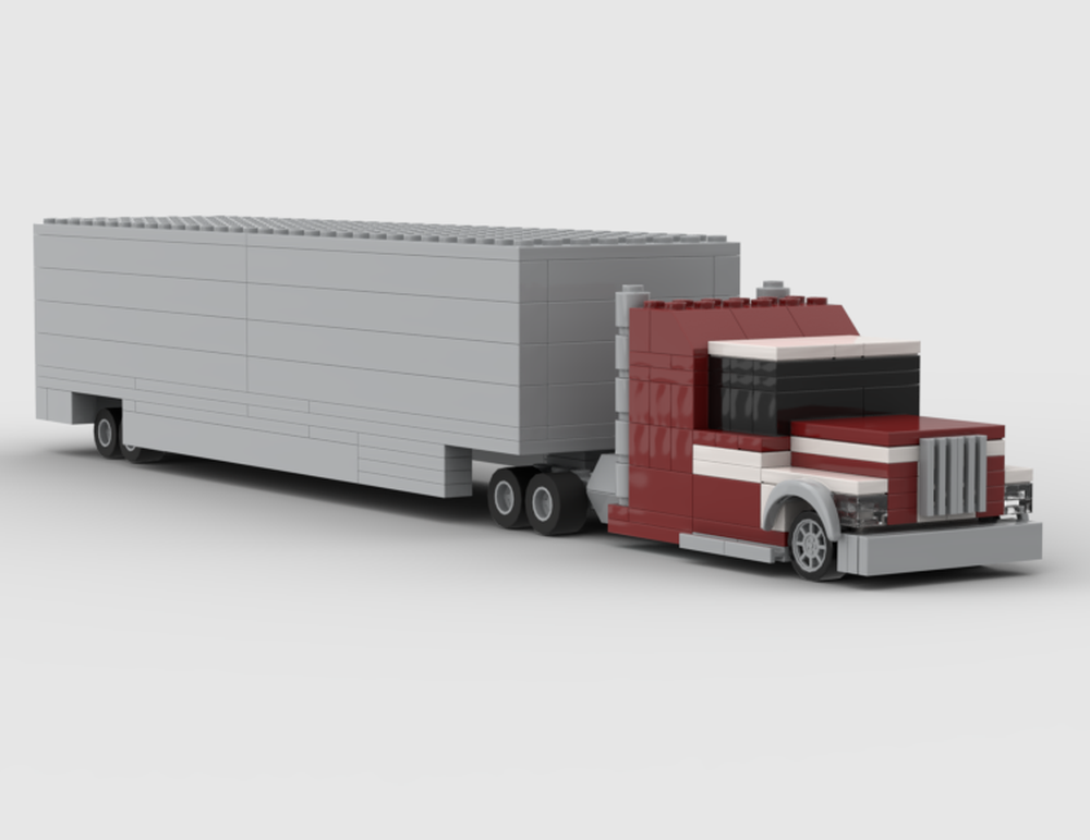Lego Big rig with a big trailer