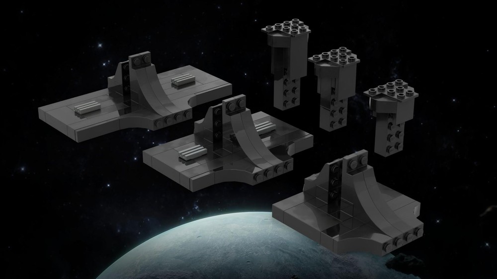 Lego Alternative stands for midi sci-fi ships