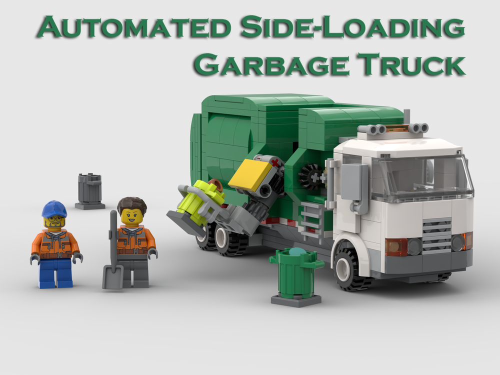 Lego Automated Side-Loading Garbage Truck