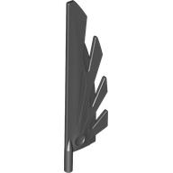 Lego Creature Body Part, Wing 9L with Stylized Feathers / Black