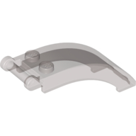 Lego Windscreen 6 x 2 x 2 with Handle / Trans-Brown