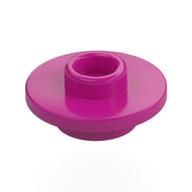 Lego Equipment Cup / Teacup Saucer with Recessed Stud on Top [Plain] / Magenta