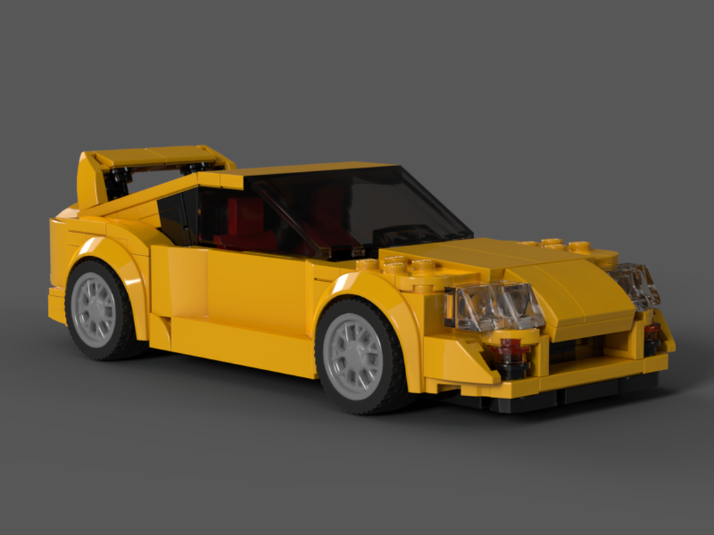 Lego Toyota Supra Mk4 - bright light orange