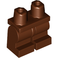 Lego Hips and Reddish Brown Medium Legs [Complete Assembly] / Reddish Brown