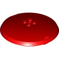 Lego Pod, Top Cap 9 x 9 x 1 1/3 X-Pod / Red