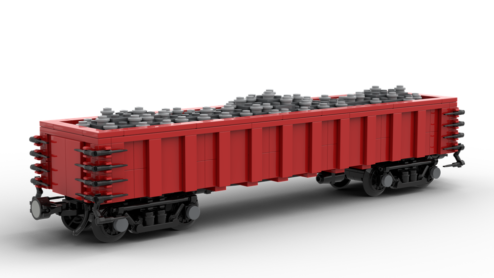 Lego Gondola Car W/ Gravel Load