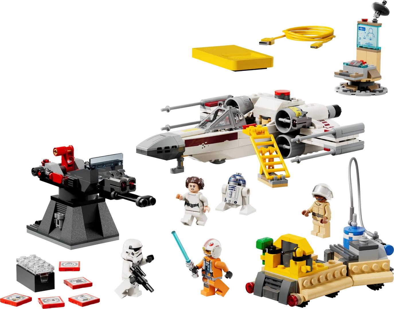 Lego Luke's Red Five X-wing