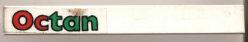 Lego Tile 1 x 8 with 'Octan' on Left Side Pattern (Sticker) - Set 6515