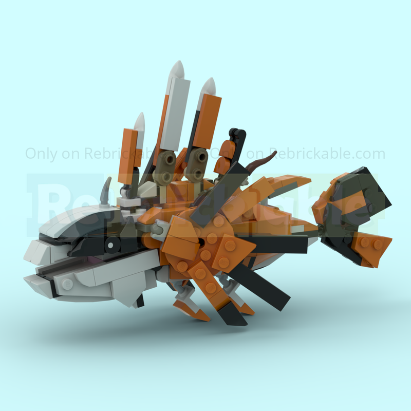 Lego 31129 Lionfish with stand