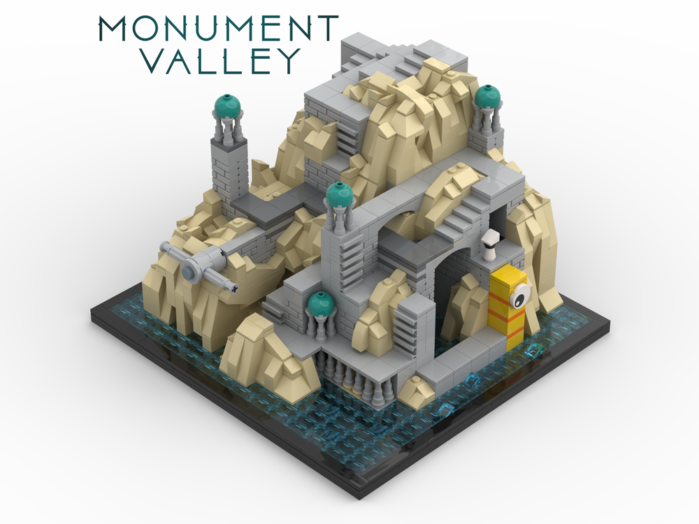 Lego Monument Valley - The Descent