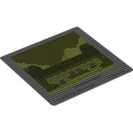 Lego Plastic Sheet with Lenticular Image with Gameboy Screen, The Legend of Zelda: Link’s Awakening Print