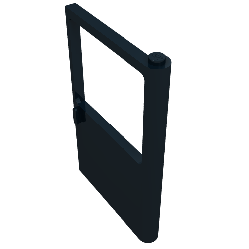Lego Door 1 x 6 x 8 Right / Black