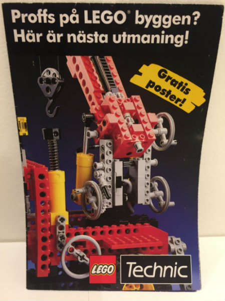 Lego 1989 Medium Technic Swedish Foldout (921310-S)