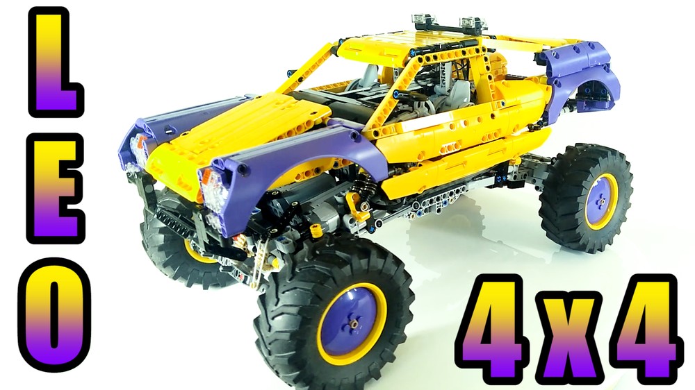 Lego Leopard 4x4 - Fast Lego Technic offroader