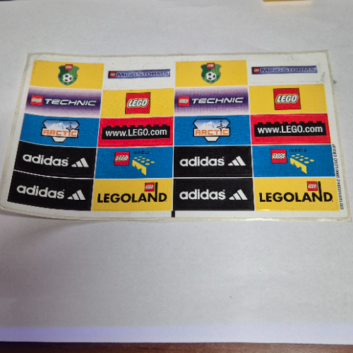 Lego Sticker Sheet for Set 3409-1 / [No Color/Any Color]