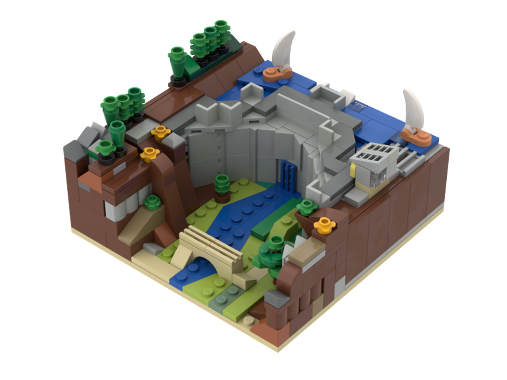 Lego Dam Diorama