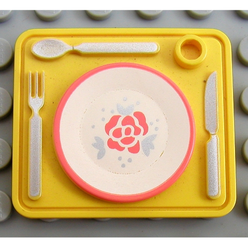 Lego Scala, Equipment Tray with Eating Utensils