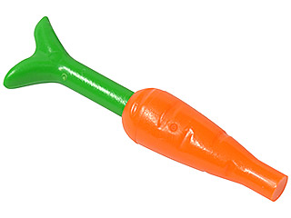 Lego Carrot with Bright Green Top (33172 / 33183)