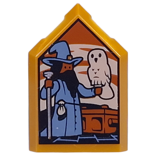 Lego Tile Special 2 x 3 Pentagonal with Ivan The Terrible Print