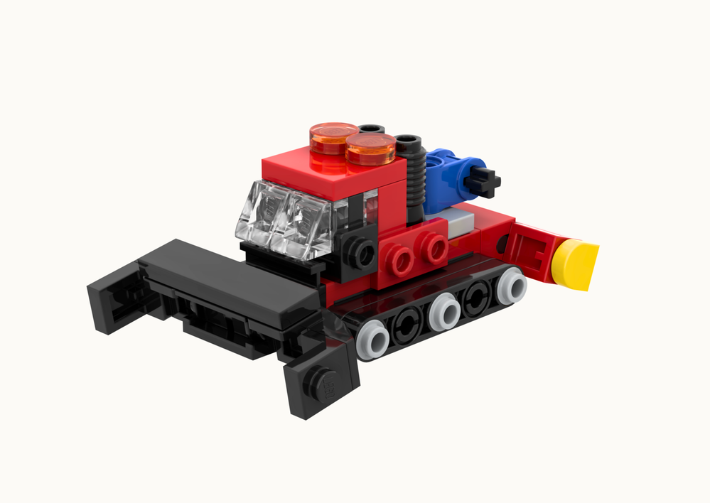 Lego Micro Ski Piste Snow Groomer