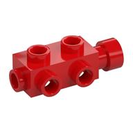 Lego Brick Special 1 x 2 x 2/3 with Studs on Sides / Red