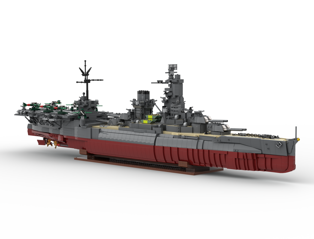 Lego Ise-class aircraft battleship