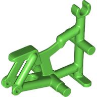 Lego Bicycle Frame, Clip for Handle Bars / Bright Green