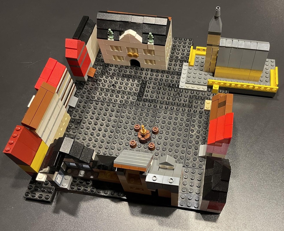 Lego Marktplatz Gross Umstadt (Market Place of Gross Umstadt in Germany)