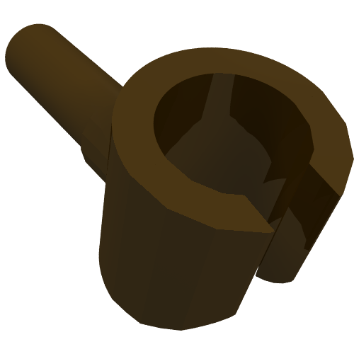 Lego Minifig Hand / Dark Brown