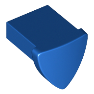 Lego Animal Body Part, Dog Ear, Plate Special 1 x 1 / Blue