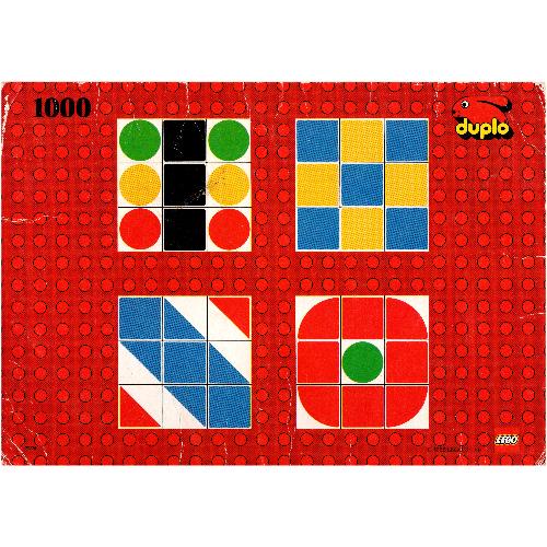 Lego Mosaic Card, Set 1000-1 - Card 3