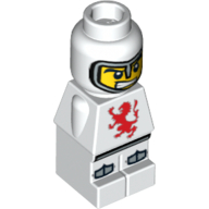 Lego Microfig Lava Dragon Knight White
