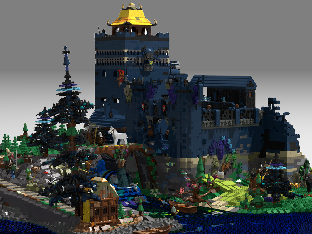 Lego Dark Blue Castle