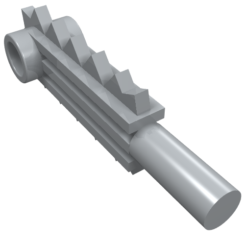 Lego Tool Chainsaw Blade / Light Bluish Gray