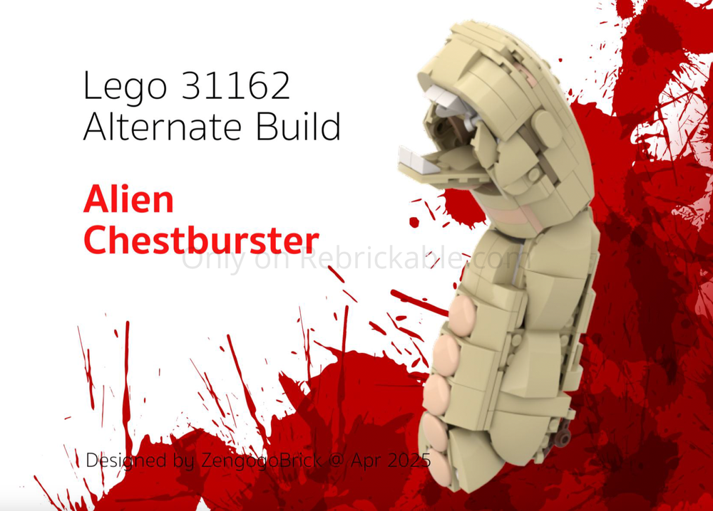 Lego 31162 Alien - Chestburster