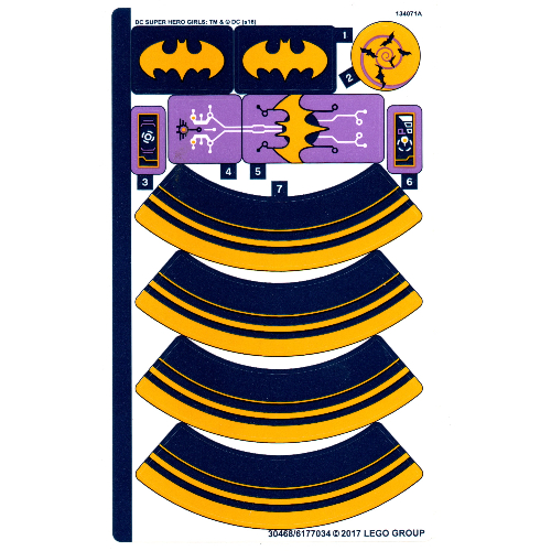 Lego Sticker Sheet for Set 41230-1