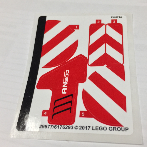 Lego Sticker Sheet for Set 42061-1 / [No Color/Any Color]