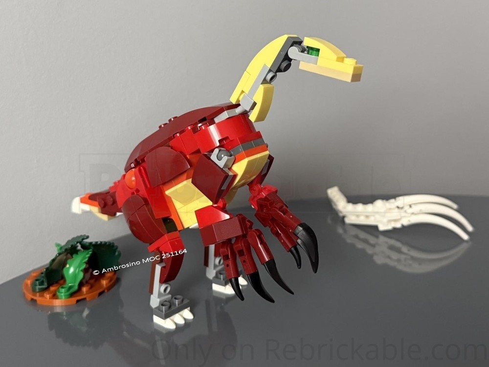 Lego 31379 Therizinosaurus cheloniformis (minifig scale)