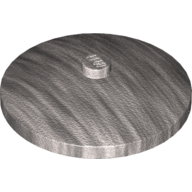 Lego Dish 4 x 4 Inverted [Radar] / Metallic Silver